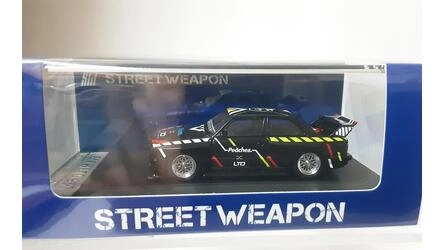 STREET WARRIOR 1/64 - BMW M3 E30 - MS - BLACK