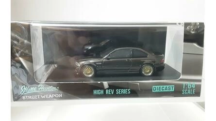 STREET WARRIOR 1/64 - BMW M3 E46 - WITH BBS RIM - GRAY CHROM