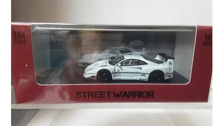 STREET WARRIOR 1/64 - FERRARI F40 - IBWK - WHITE