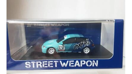 STREET WARRIOR 1/64 - HONDA CIVIC EG6 - FALKEN - BLUE