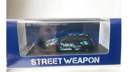 STREET WARRIOR 1/64 - HONDA CIVIC EG6 - HKS