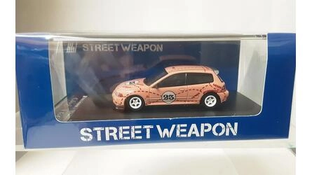STREET WARRIOR 1/64 - HONDA CIVIC EG6 - PINK PIG