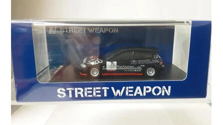 STREET WARRIOR 1/64 - HONDA CIVIC EG6 - PLAYSTATION - BLACK