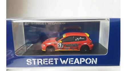 STREET WARRIOR 1/64 - HONDA CIVIC EG6 - ZERBFIGHTER - ORANGE