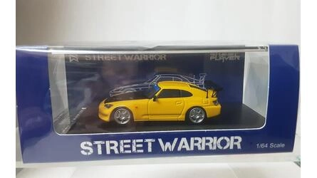 STREET WARRIOR 1/64 - HONDA S2000 - YELLOW / BLACK