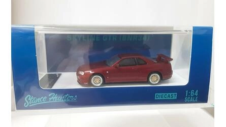 STREET WARRIOR 1/64 - NISSAN SKYLINE GT-R R34 - BBS WHEELS -