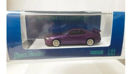STREET WARRIOR 1/64 - NISSAN SKYLINE GT-R R34 - BBS WHEELS -