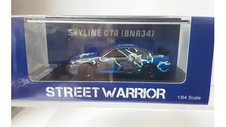 STREET WARRIOR 1/64 - NISSAN SKYLINE GTR (BNR34) - VARIOUS