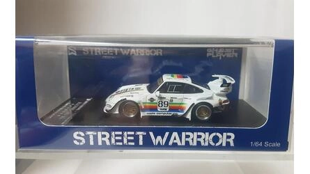 STREET WARRIOR 1/64 - PORSCHE RWB 993 APPLE - WHITE