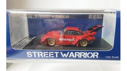 STREET WARRIOR 1/64 - PORSCHE RWB 993 SUPRME HIGH TAIL - RED