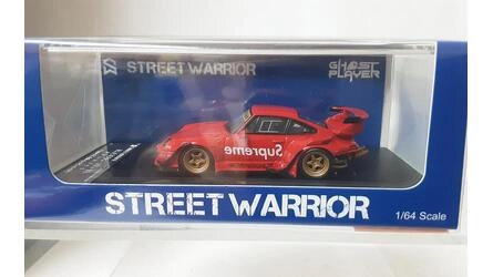 STREET WARRIOR 1/64 - PORSCHE RWB 993 SUPRME LOW TAIL - RED