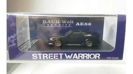 STREET WARRIOR 1/64 - TOYOTA RWB A86 - MATTE BLACK