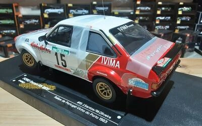 SUN STAR 1/18 - FORD ESCORT RS 1800 - Nº 15  RALLY DE PORTUG