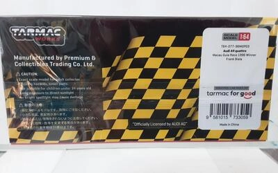 TARMAC 1/64 - AUDI A4 QUATTRO - Nº 3  WINNER MACAU GUIA RACE