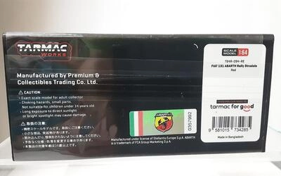 TARMAC 1/64 - FIAT 131 ABARTH RALLY STRADALE - RED