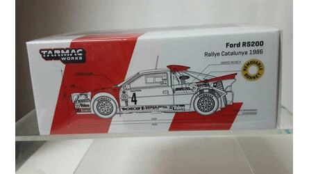 TARMAC 1/64 - FORD RS 200 - Nº 4  RALLY CATALUNYA 1986