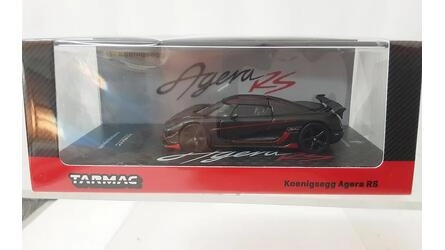 TARMAC 1/64 - KOENIGSEGG AGERA RS - BLACK CARBON FIBER