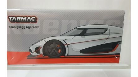 TARMAC 1/64 - KOENIGSEGG AGERA RS - MOON SILVER / BLACK