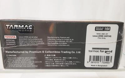 TARMAC 1/64 - LEXUS LS400 (UCF16) - FLINT GREY