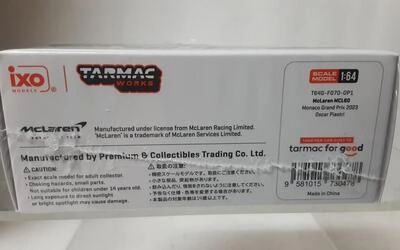 TARMAC 1/64 - MCLAREN MCL 60 - Nº 81 O. PIASTRI - GRAND PRIX