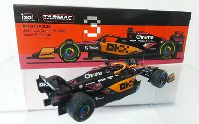 TARMAC 1/64 - MCLAREN MCL36 - Nº 3 D. RICCIARDO - JAPONESE G