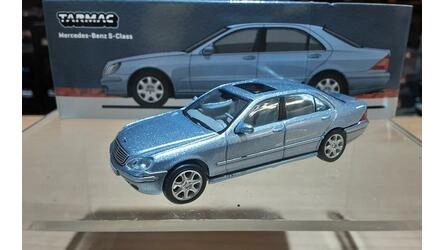 TARMAC 1/64 - MERCEDES BENZ S CLASS - HORIZON BLUE METALLIC