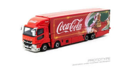 TARMAC 1/64 - MITSUBISHI FUSO SUPER GREAT - COCA.C0LA