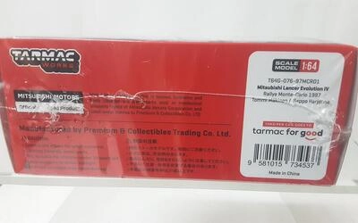 TARMAC 1/64 - MITSUBISHI  LANCER EVO IV - Nº 1 RALLY MONTE C