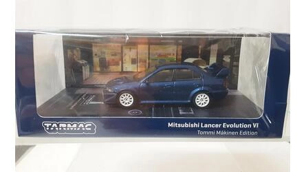 TARMAC 1/64 - MITSUBISHI LANCER EVO VI - TOMI MAKINEN EDITIO