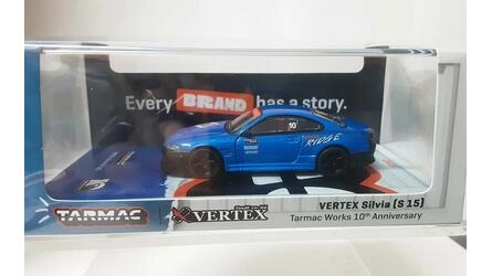 TARMAC 1/64 - NISSAN SILVIA (S15) VERTEX - BLUE 