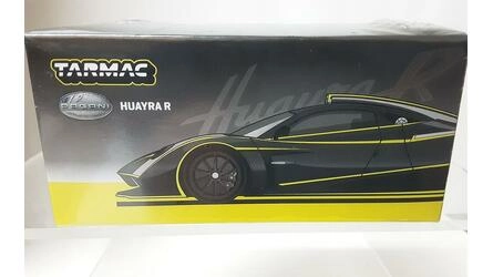 TARMAC 1/64 - PAGANI HUAYRA R - MATT BLACK / SILVER