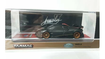 TARMAC 1/64 - PAGANI IMOLA - MATT BLACK CARBON FILTER