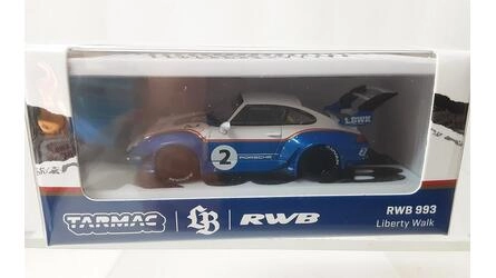 TARMAC 1/64 - PORSCHE RWB 993 LIBERTY WALK - BLUE