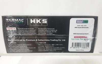 TARMAC 1/64 - TOYOTA COROLLA GR - HKS TARMAC WORKS