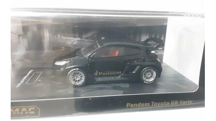 TARMAC 1/64 - TOYOTA GR YARIS PANDEM - BLACK