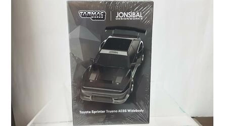 TARMAC 1/64 - TOYOTA SPRINTER TRUENO AE 86 WIDEBODY - BLACK 