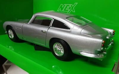 WELLY 1/24 - ASTON MARTIN DB5 - 1964 - METALLIC SILVER