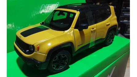 WELLY 1/24 - JEEP RENEGADE TRAILWAKE - 2017 - YELLOW