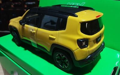 WELLY 1/24 - JEEP RENEGADE TRAILWAKE - 2017 - YELLOW