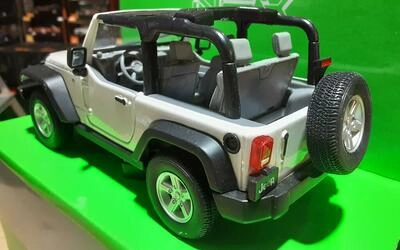 WELLY 1/24 -  JEEP WRANGLER RUBICON OPEN - 2007 - WHITE