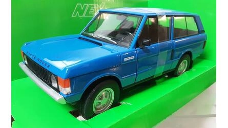 WELLY 1/24 - LAND ROVER RANGE ROVER - 1970 - LIGHT BLUE