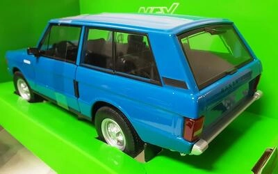 WELLY 1/24 - LAND ROVER RANGE ROVER - 1970 - LIGHT BLUE