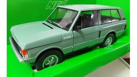 WELLY 1/24 - LAND ROVER RANGE ROVER - 1970 - LIGHT GREEN