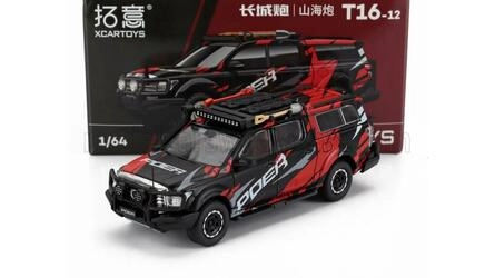 XCARTOYS 1/64 - GWM - POER PICK-UP - 2025 - BLACK RED