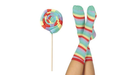 EAT SOCKS SWEET LOLIPOP 