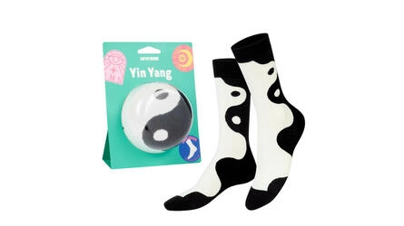 EAT SOCKS YIN YANG 