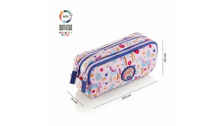 ESTOJO DUPLO RECTANGULAR MR UNICORN