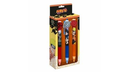 CONJ 3 CANETA NARUTO SHIPPUDEN 