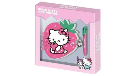 DIARIO  CANETA HELLO KITTY AND FRIENDS 