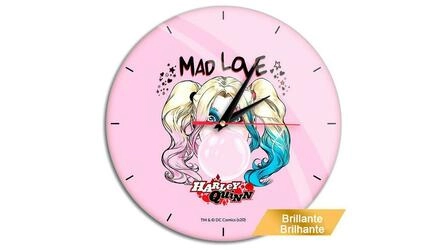 FIGURA RELOGIO DE PAREDE HARLEY QUINN SUICIDE SQUAD DC COMIC